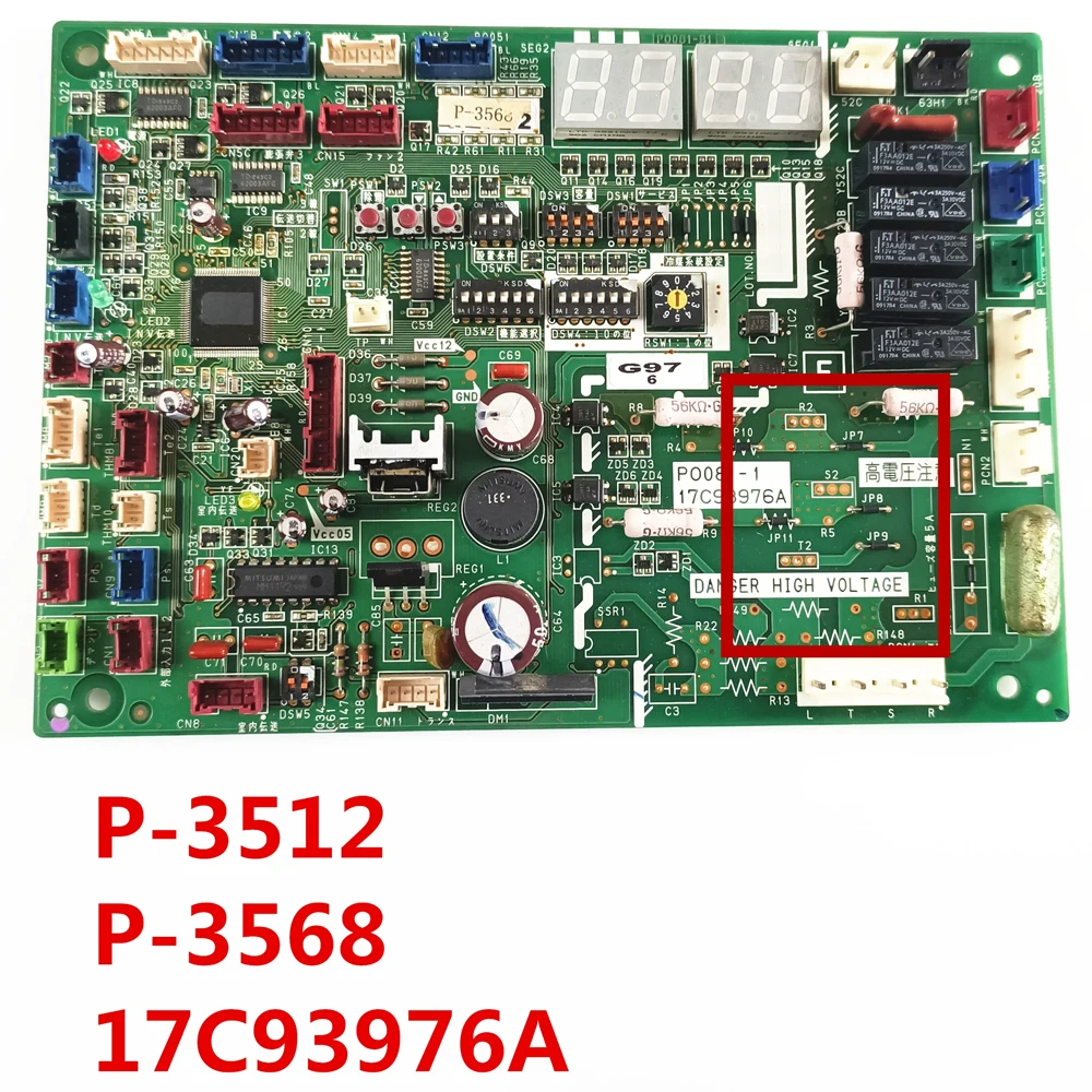 Original Main Control Module PCB Board 17C93976A P-3568 P-3512 For HITACHI Air Conditioner
Original Main Control Module PCB Board 17C93976A P-3568 P-3512 For HITACHI Air Conditioner