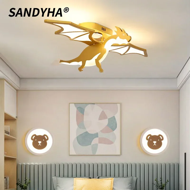 SANDYHA Modern Golden Dragon LED Ceiling Lamps Bedroom Study Bedside Ceiling Lights Living Room Decoration Dragon Ceiling Lamps
SANDYHA Modern Golden Dragon LED Ceiling Lamps Bedroom Study Bedside Ceiling Lights Living Room Decoration Dragon Ceiling Lamps