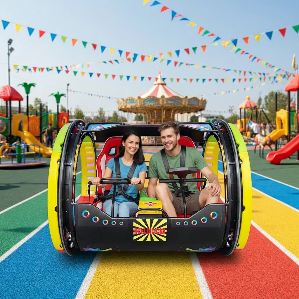 Full Circle Flip Rolling Car Electric Amusement Car Entertainment Playground Equipment 360 Degree Tumbling Car Amusement Ride
Full Circle Flip Rolling Car Electric Amusement Car Entertainment Playground Equipment 360 Degree Tumbling Car Amusement Ride
