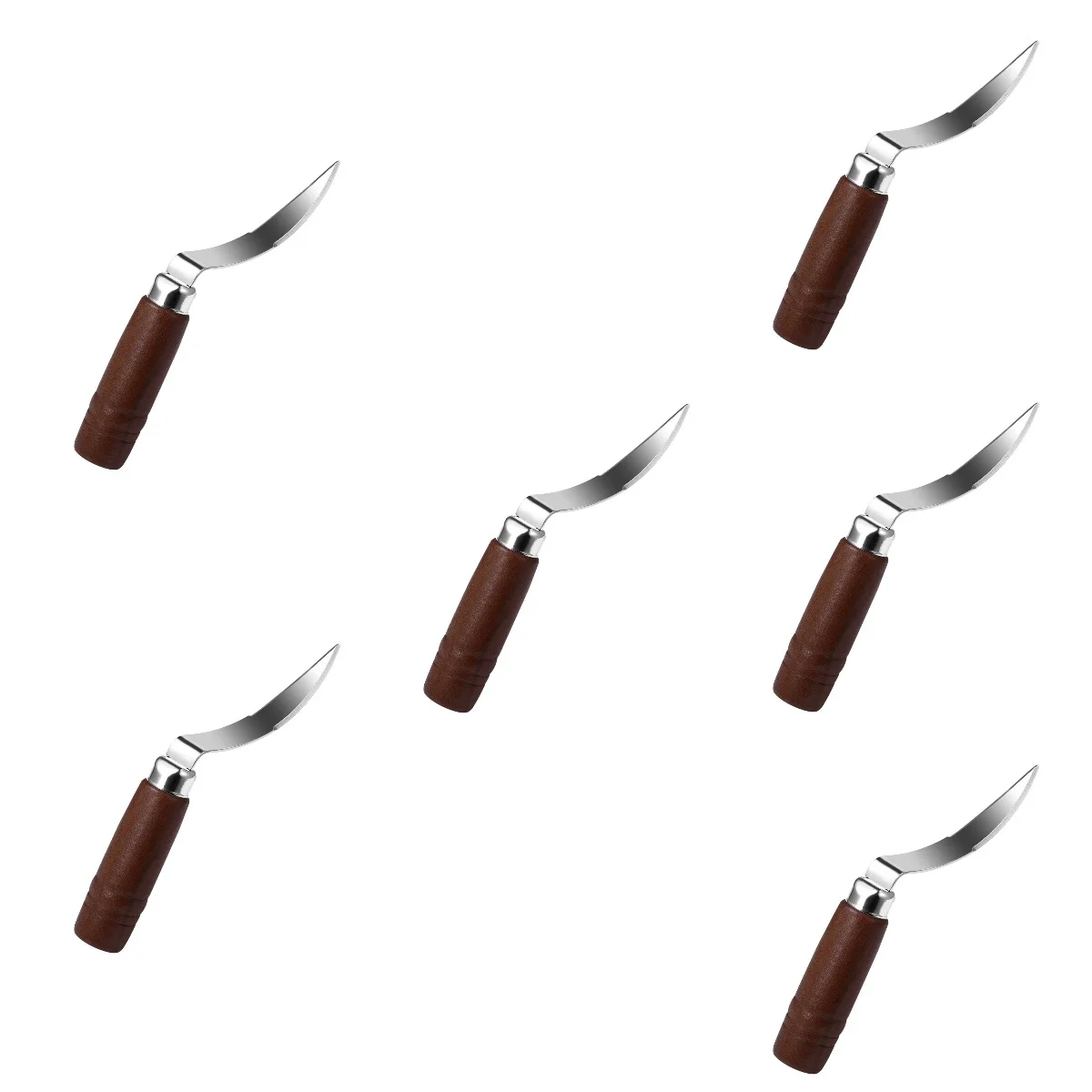 6pcs 6 Pieces Coconut Tools Open Breaker for Meat Removal Pulp Remover Dark Brown Cracker
6pcs 6 Pieces Coconut Tools Open Breaker for Meat Removal Pulp Remover Dark Brown Cracker