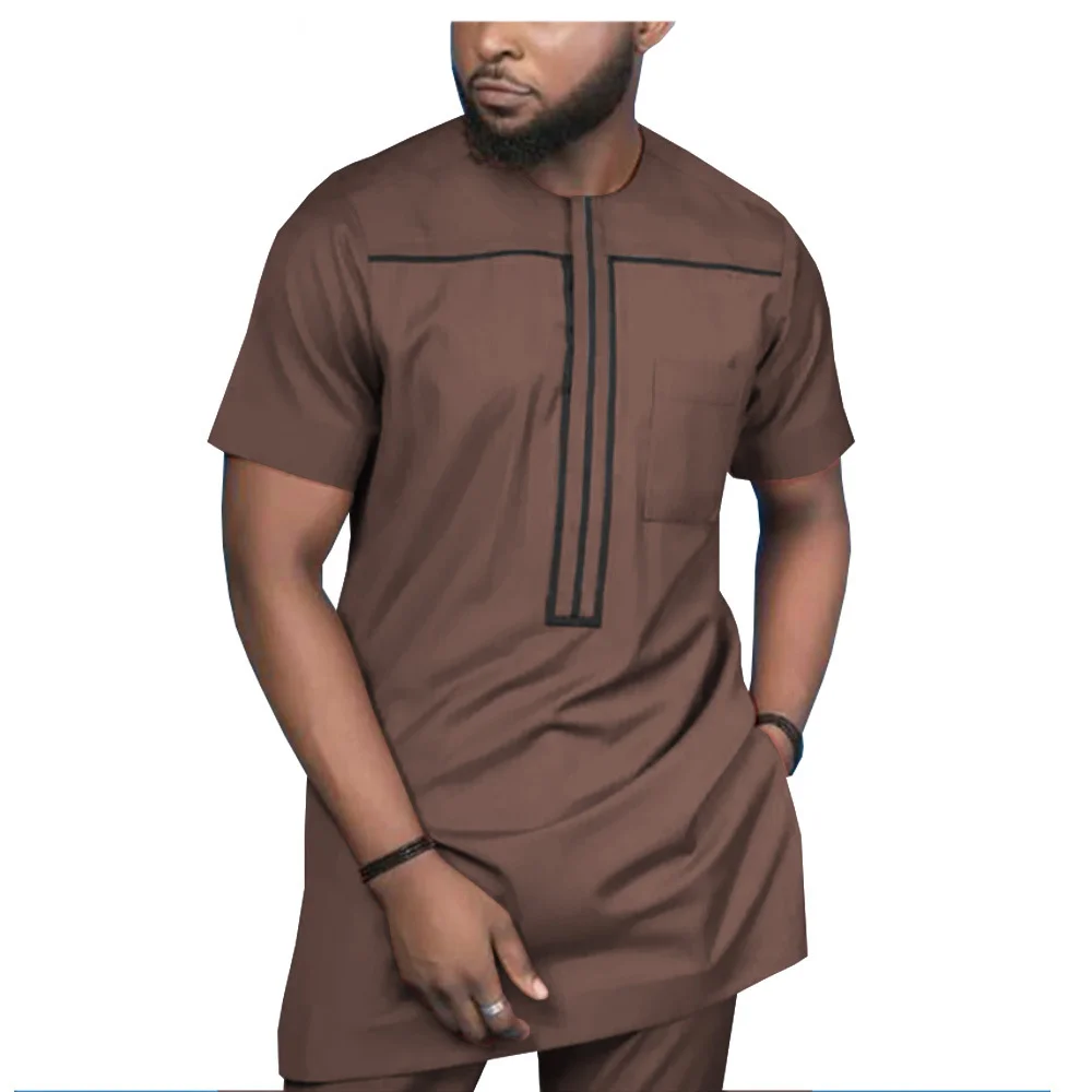 Fashion African Men Traditional Outfit Short Sleeve Shirt Trousers Suits Dashiki African Summer Men Set 2 piece outfit Tracksuit
Fashion African Men Traditional Outfit Short Sleeve Shirt Trousers Suits Dashiki African Summer Men Set 2 piece outfit Tracksuit