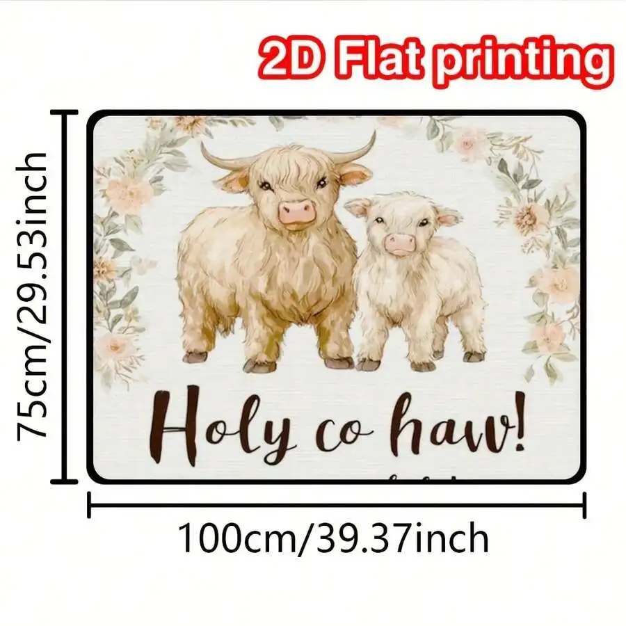 2D Flat Printed Car Trunk Mat With Highland Cattle Design Durable Stain Resistant Universal Interior Decoration
2D Flat Printed Car Trunk Mat With Highland Cattle Design Durable Stain Resistant Universal Interior Decoration