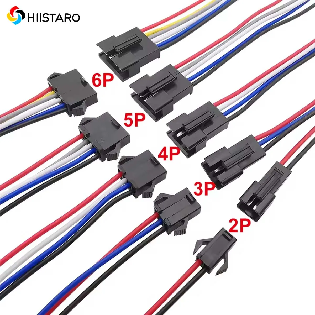 5Pairs SM 2P 3P 4P 5P 6Pin 22AWG Male Female Plug Socket Wire Cable Connector LED Strip DC Power Cable Lenght 10/15cm
5Pairs SM 2P 3P 4P 5P 6Pin 22AWG Male Female Plug Socket Wire Cable Connector LED Strip DC Power Cable Lenght 10/15cm