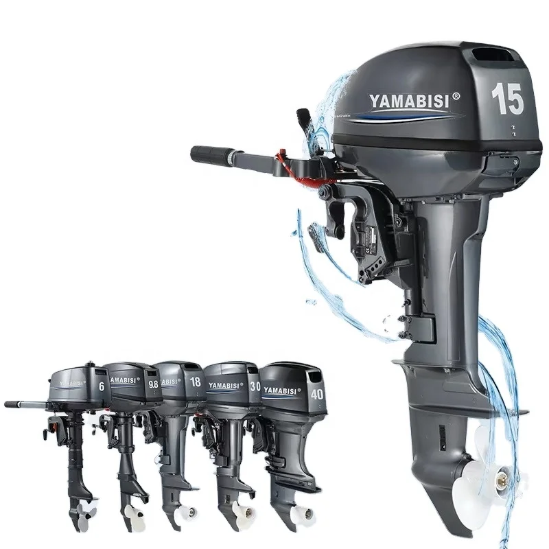 Popular YAMABISI 15 2 Stroke Long or Short Shaft Boat Engine Outboard Motors for Sale
Popular YAMABISI 15 2 Stroke Long or Short Shaft Boat Engine Outboard Motors for Sale