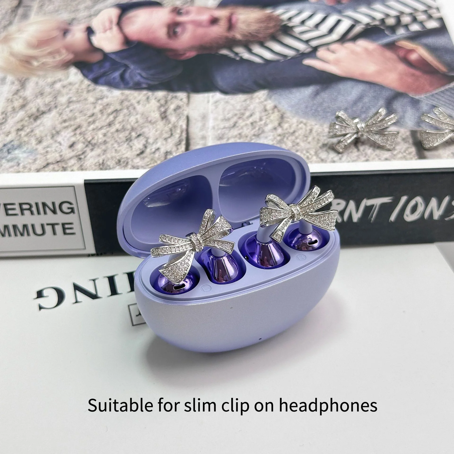 Original Niche Sweet Headphone Clip Decorations Earclip Style Headphone Accessories Exquisite Trend Suitable For Slim Ear Clips
Original Niche Sweet Headphone Clip Decorations Earclip Style Headphone Accessories Exquisite Trend Suitable For Slim Ear Clips
