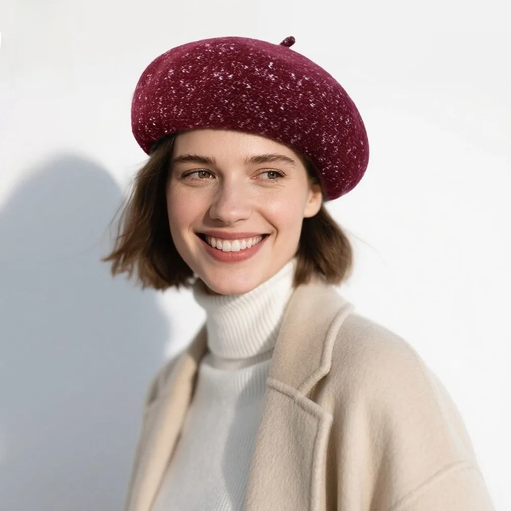 Vintage Wool Women Berets Knitted Keep Warm British Beanie Hat Elastic Korean Style Artist Hat Winter
Vintage Wool Women Berets Knitted Keep Warm British Beanie Hat Elastic Korean Style Artist Hat Winter