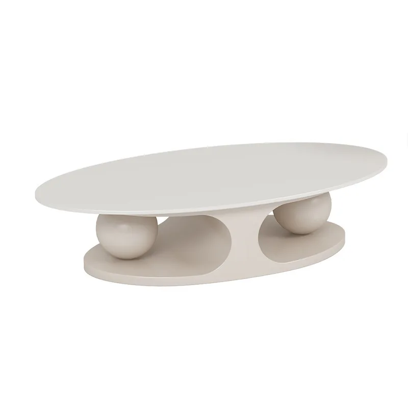Bright rock slab oval coffee table light luxury simple household double ball coffee table side table combination
Bright rock slab oval coffee table light luxury simple household double ball coffee table side table combination