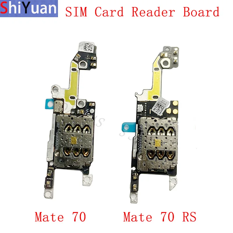 Sim Card Reader Flex Cable For Huawei Mate 70 RS SIM Card Reader Board Connector Replacement Parts
Sim Card Reader Flex Cable For Huawei Mate 70 RS SIM Card Reader Board Connector Replacement Parts