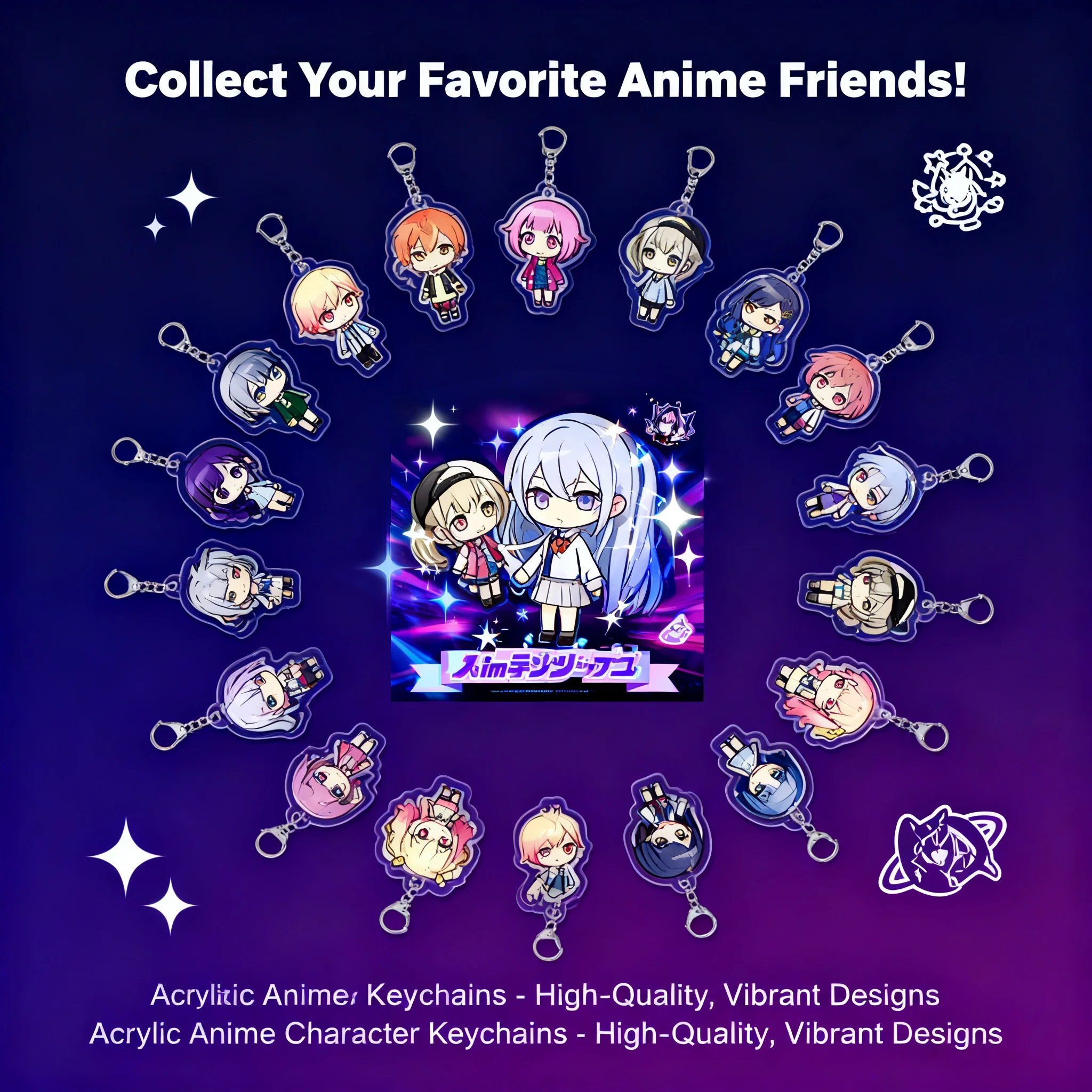 PJSK Project Sekai Acrylic Keychain Anime Cartoon Pendant Cross Border Ready Stock World Plan Layered Design
PJSK Project Sekai Acrylic Keychain Anime Cartoon Pendant Cross Border Ready Stock World Plan Layered Design