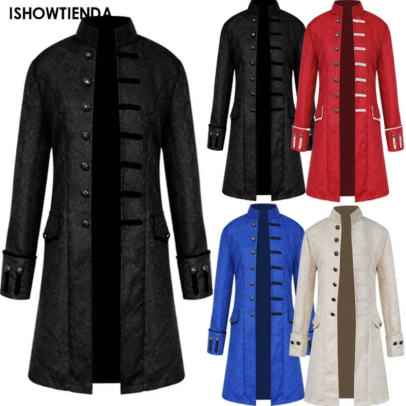XT8Fashionable Halloween men's steampunk winter coat stand collar long sleeved retro Gothic tailcoat jacket uniformXT6@!
XT8Fashionable Halloween men's steampunk winter coat stand collar long sleeved retro Gothic tailcoat jacket uniformXT6@!