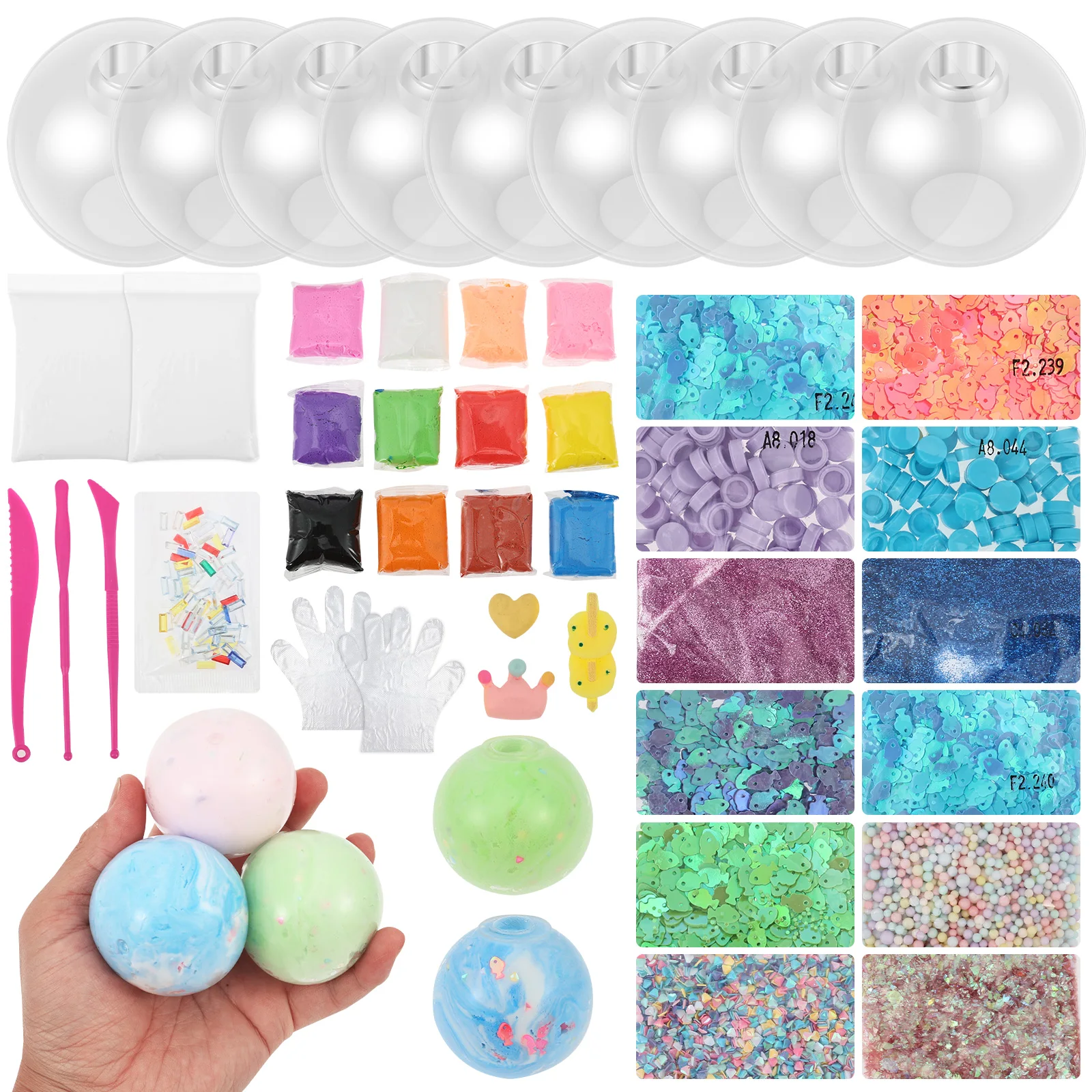 Creative DIY Stress Ball Making Kit Empty Silicone Squeeze Ball Tool Kit Immersive ASMR Experience Home Office Stress Relief Toy
Creative DIY Stress Ball Making Kit Empty Silicone Squeeze Ball Tool Kit Immersive ASMR Experience Home Office Stress Relief Toy