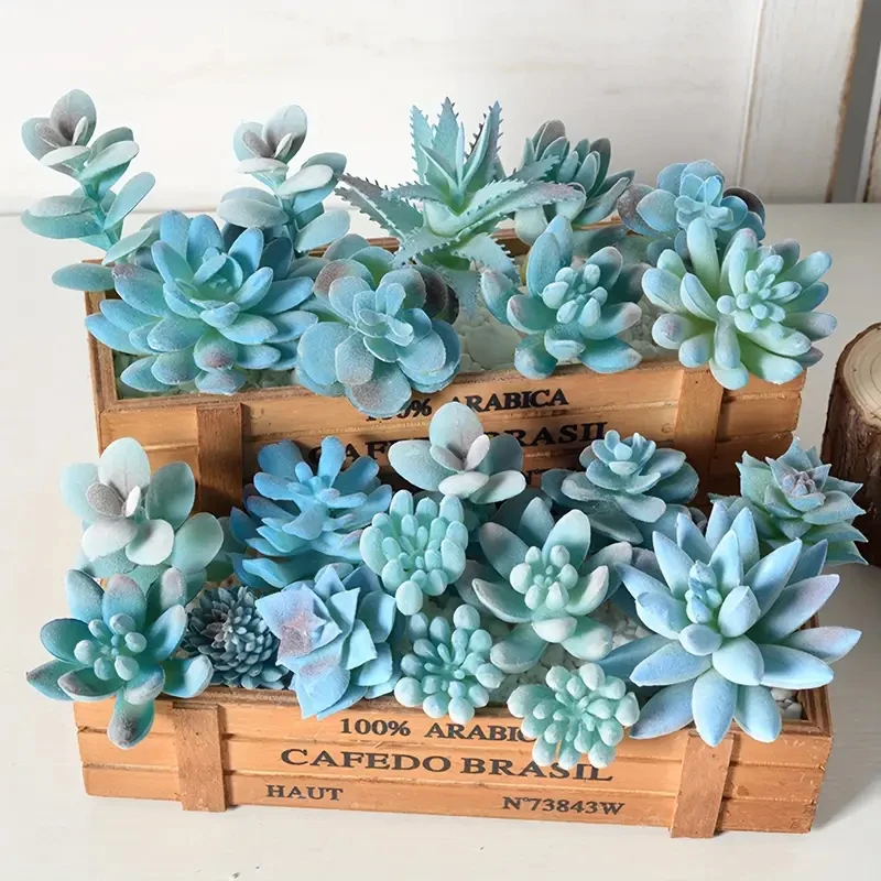 Mini PVC Succulents Flocking Textured Faux Plant for Home Garden Bonsai Decor Desktop Plants plantas artificiales decorativas
Mini PVC Succulents Flocking Textured Faux Plant for Home Garden Bonsai Decor Desktop Plants plantas artificiales decorativas