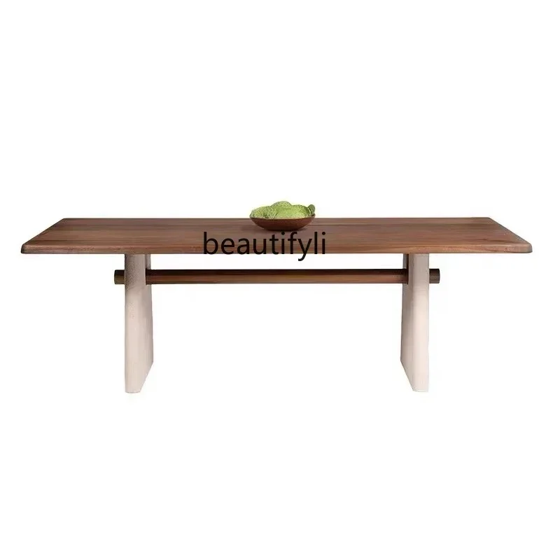 Nordic Simple Solid Wood Silent Style Dining Table Modern Designer Fashion Log Office Long Table Creative Conference Table
Nordic Simple Solid Wood Silent Style Dining Table Modern Designer Fashion Log Office Long Table Creative Conference Table