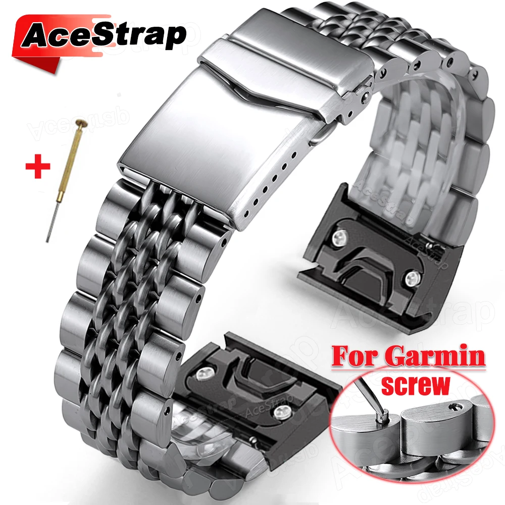 Винтовой ремешок из нержавеющей стали для Garmin Fenix 8X 7X 7 7S 6S 6X 6Pro 5X Мужской деловой браслет для часов Garmin Ремешок 26 мм 22 мм 20 мм
Винтовой ремешок из нержавеющей стали для Garmin Fenix 8X 7X 7 7S 6S 6X 6Pro 5X Мужской деловой браслет для часов Garmin Ремешок 26 мм 22 мм 20 мм