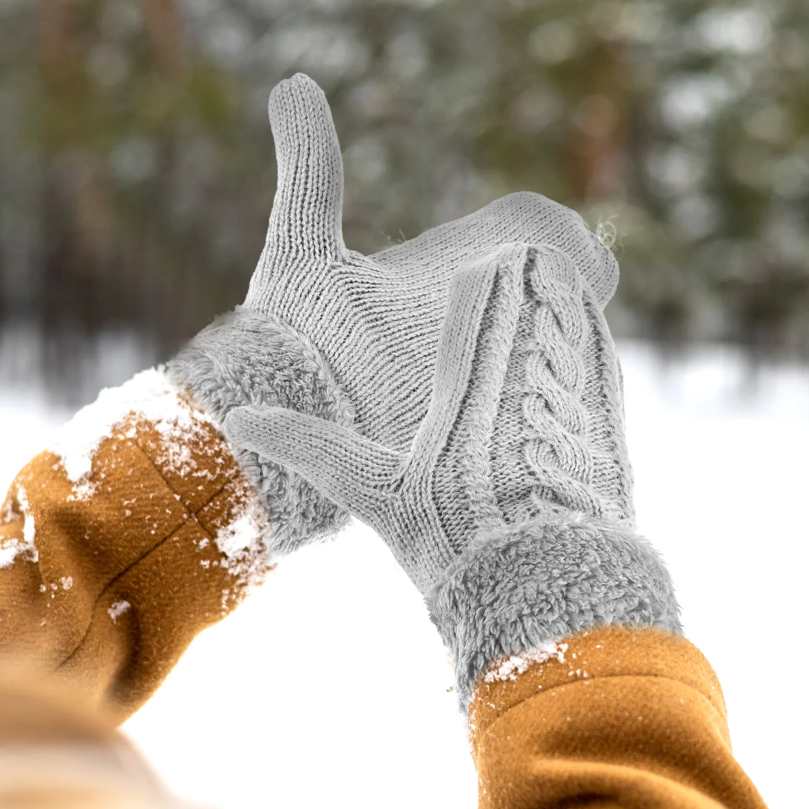 Winter Knit Black Warm Acrylic Thick Adult Unisex Mittens Outdoor SkiSnowboard Gloves Insulated Thermal Travel Warm Gloves
Winter Knit Black Warm Acrylic Thick Adult Unisex Mittens Outdoor SkiSnowboard Gloves Insulated Thermal Travel Warm Gloves