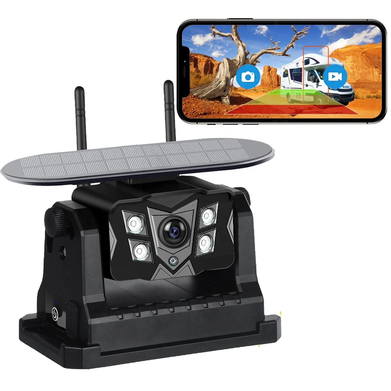 WiFi Solar Car Camera Magnetic Base Wireless AI Blind Spot Alarm Backup Rear BSD Nightview Waterproof No Harm Installing
WiFi Solar Car Camera Magnetic Base Wireless AI Blind Spot Alarm Backup Rear BSD Nightview Waterproof No Harm Installing
