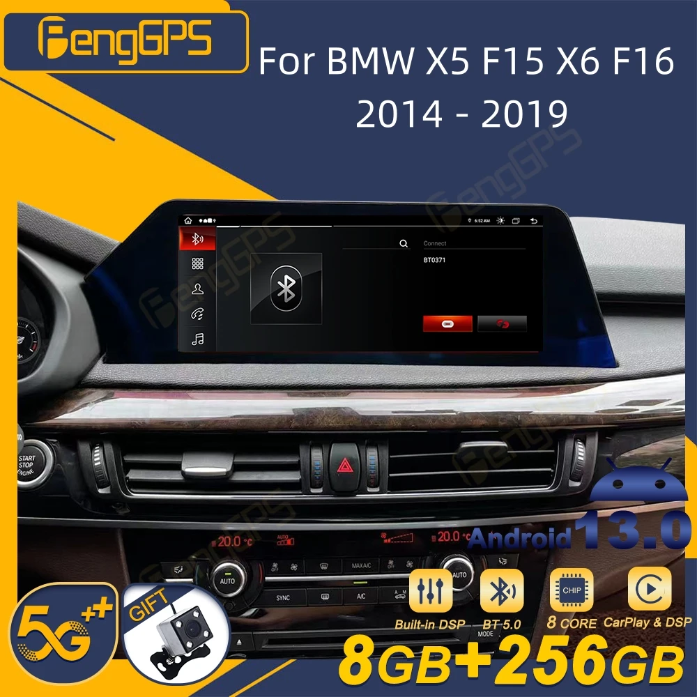 For BMW X5 F15 X6 F16 2014 - 2019 Car Radio Wireless Carplay Android Auto Intelligent System Multimedia Player Stereo GPS Navi
For BMW X5 F15 X6 F16 2014 - 2019 Car Radio Wireless Carplay Android Auto Intelligent System Multimedia Player Stereo GPS Navi