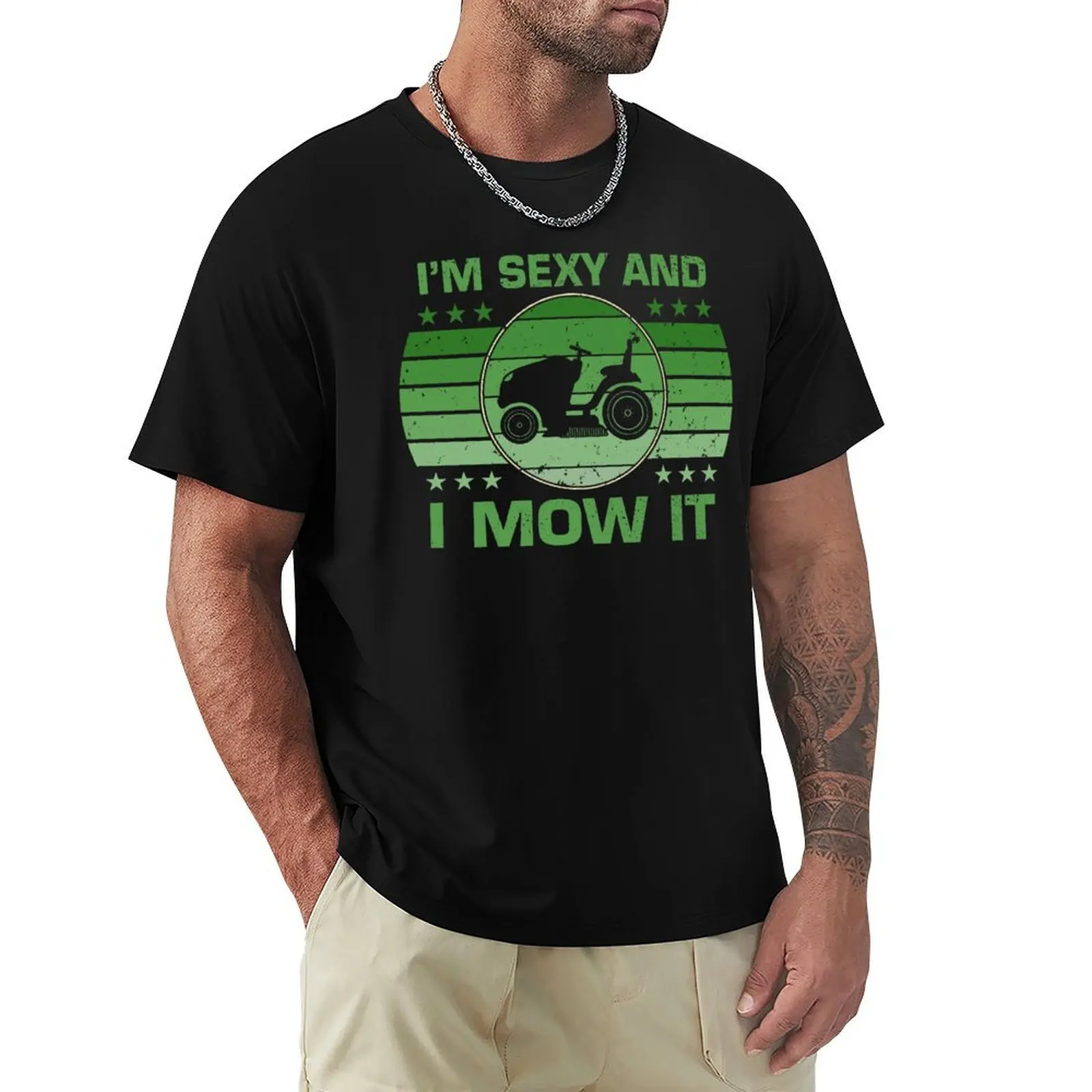 I'm Sexy and I Mow It Lawn Mower Landscaper T-Shirt Simple Solid Color Crew Neck Tee
I'm Sexy and I Mow It Lawn Mower Landscaper T-Shirt Simple Solid Color Crew Neck Tee