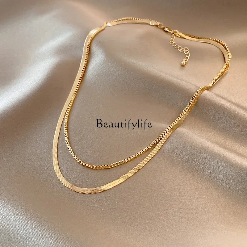 European and American niche simple double-layer, temperament personality trend pendant accessories
European and American niche simple double-layer, temperament personality trend pendant accessories