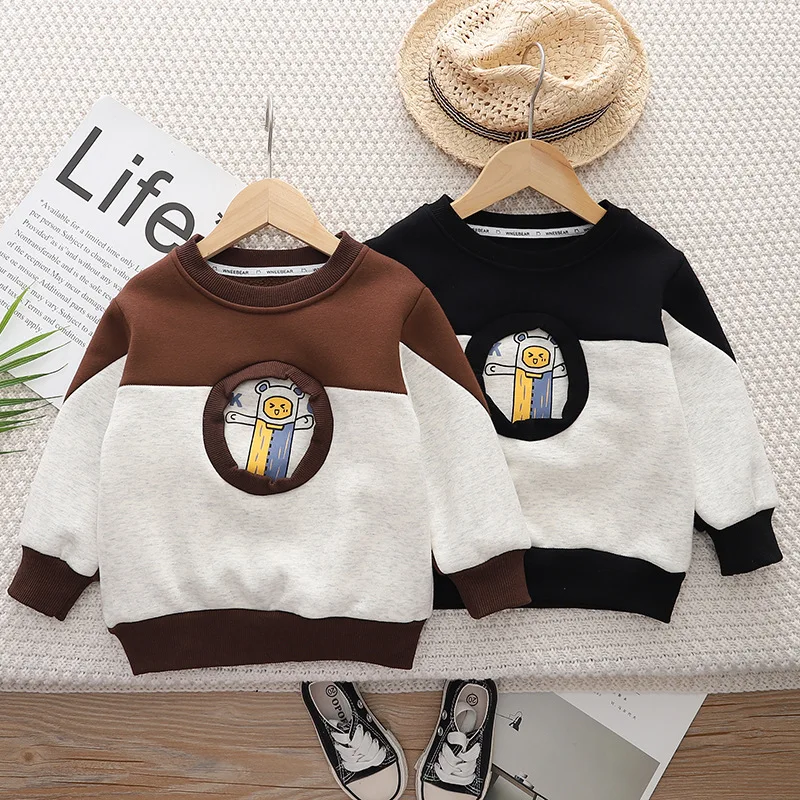 Boys Sweatshirts Autumn Winter 2024 Children Thick Velvet T-shirts Clothing For Baby Boy Tops Hoodies Kids Casual Outerwear 5 6Y
Boys Sweatshirts Autumn Winter 2024 Children Thick Velvet T-shirts Clothing For Baby Boy Tops Hoodies Kids Casual Outerwear 5 6Y