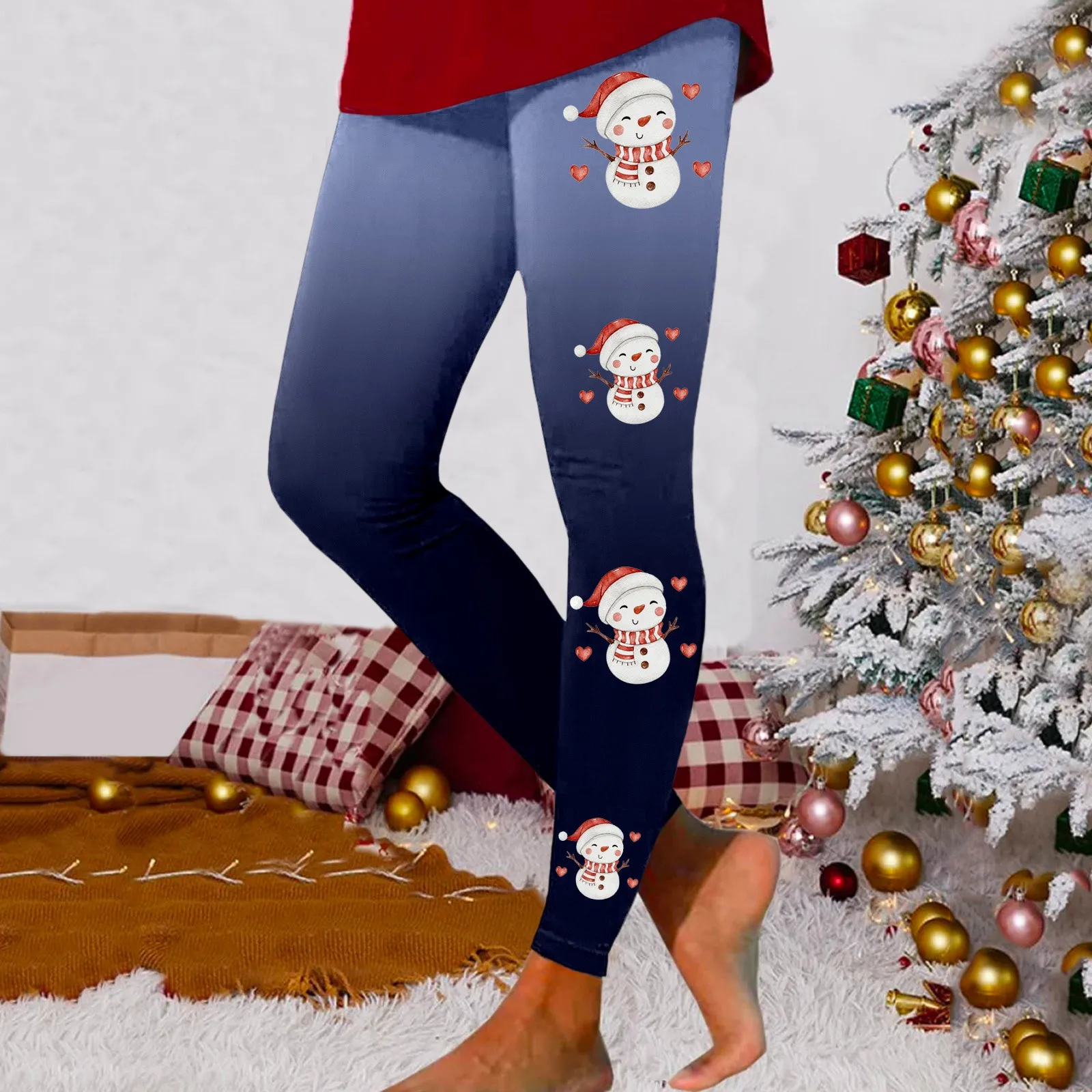 Women Christmas Leggings Cartoon Snowman Printed Butt Lift High Waist Pants New Year Bodybuliting Sports Slim Fit Soft Bottoms
Women Christmas Leggings Cartoon Snowman Printed Butt Lift High Waist Pants New Year Bodybuliting Sports Slim Fit Soft Bottoms