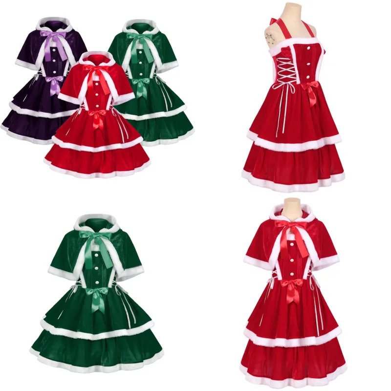 Christmas Dress Christmas Medieval Dresses Women’s Holiday Party Costume Xmas Theme Cosplay Outfit Elegant Stage Performance New
Christmas Dress Christmas Medieval Dresses Women’s Holiday Party Costume Xmas Theme Cosplay Outfit Elegant Stage Performance New