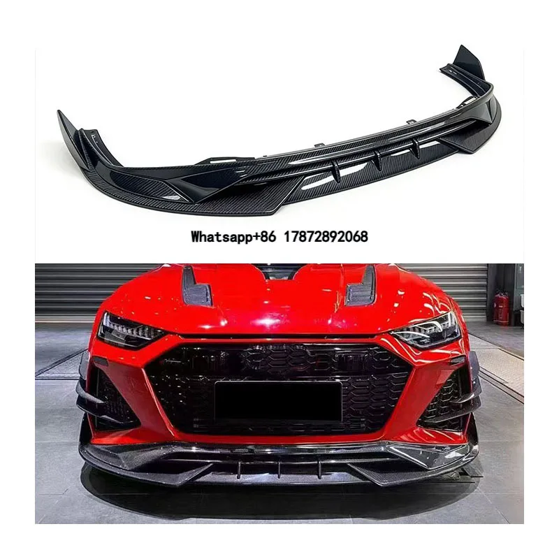 For RS6 C8 Carbon Fiber Front Lip Body Kit
For RS6 C8 Carbon Fiber Front Lip Body Kit