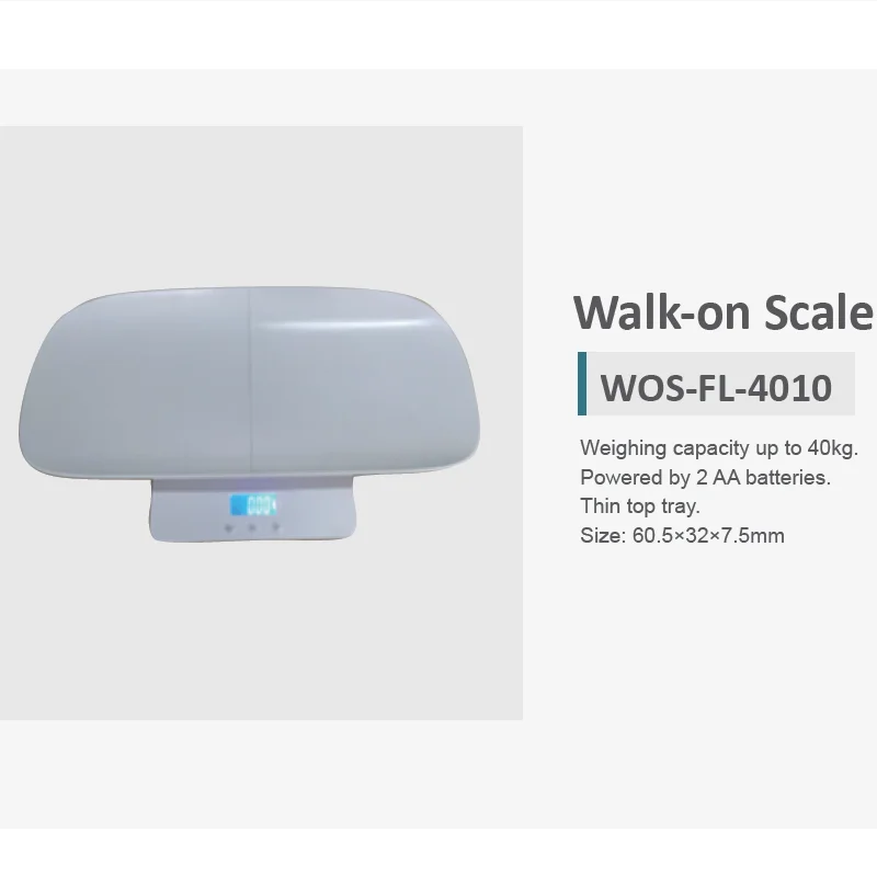 Walk-on Cat Scale WOS-FL-4010 Electronic Weighing Scales for Examination Medical Scale for Cat
Walk-on Cat Scale WOS-FL-4010 Electronic Weighing Scales for Examination Medical Scale for Cat