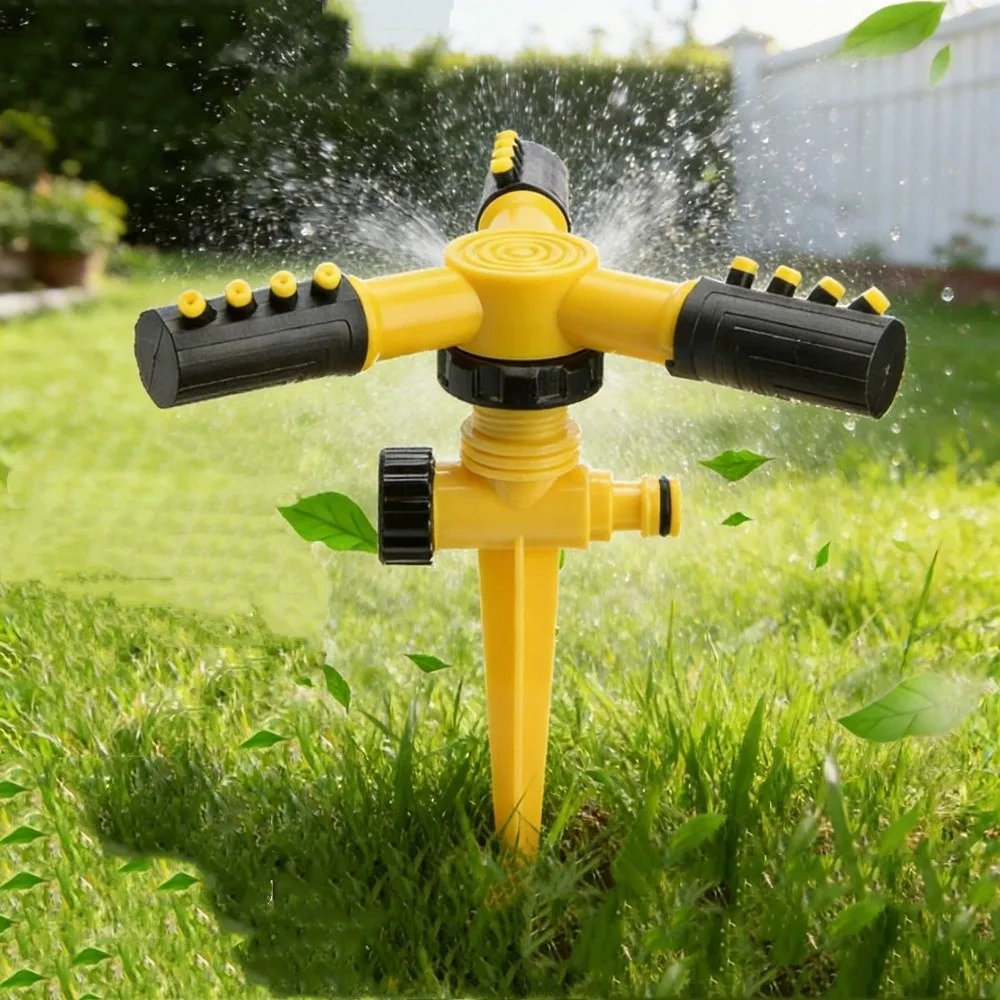 Ground Insert Automatic Garden Sprinkler Corrosion Resistant Three Fork 360° Rotating Sprinkler Adjustable Nozzle
Ground Insert Automatic Garden Sprinkler Corrosion Resistant Three Fork 360° Rotating Sprinkler Adjustable Nozzle
