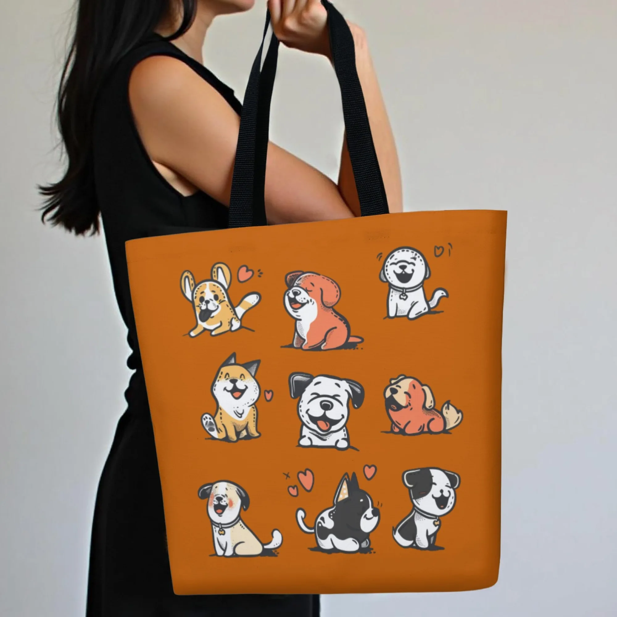 Холщовая большая сумка Dog & Kawaii Aficionado, сумка через плечо с собачьей тематикой для женщин, идеально подходит для любителей различных пород собак, милый стиль
Холщовая большая сумка Dog & Kawaii Aficionado, сумка через плечо с собачьей тематикой для женщин, идеально подходит для любителей различных пород собак, милый стиль