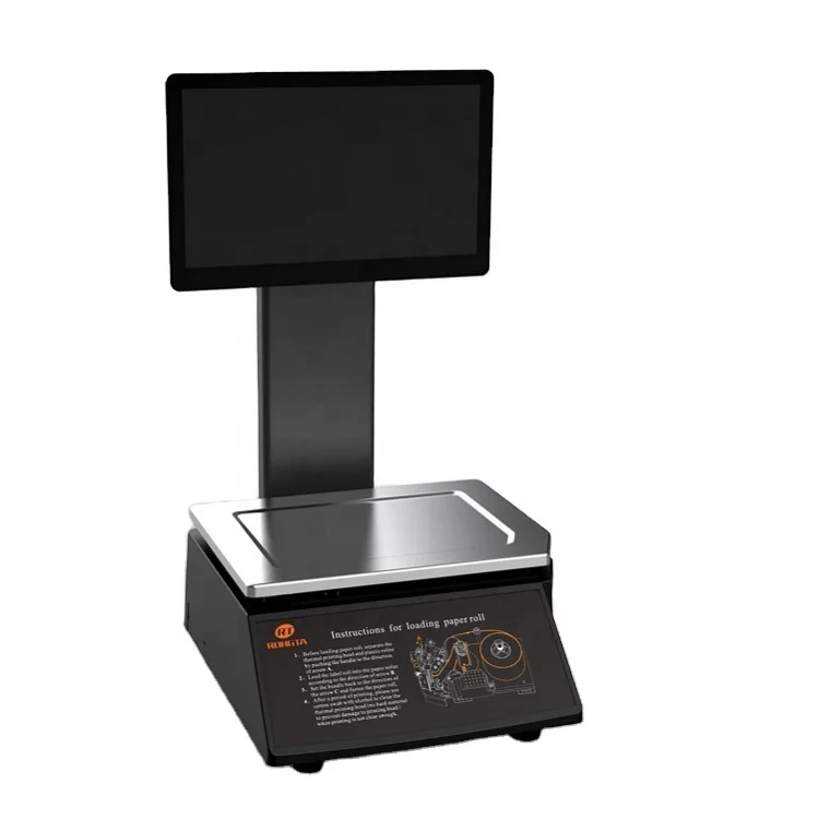 Cash Register POS System with 15.6 Inch Touch Screen Weighing AI Label Scale
Cash Register POS System with 15.6 Inch Touch Screen Weighing AI Label Scale