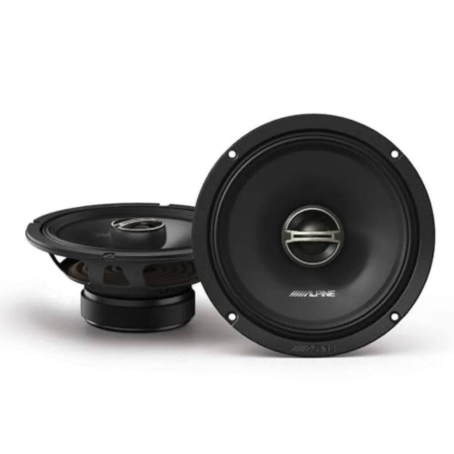 DM-65-G 6.5 Coaxial 2-Way Speaker Set Pair for car audio polypropylene cone black wide frequency response and high power handli
DM-65-G 6.5 Coaxial 2-Way Speaker Set Pair for car audio polypropylene cone black wide frequency response and high power handli