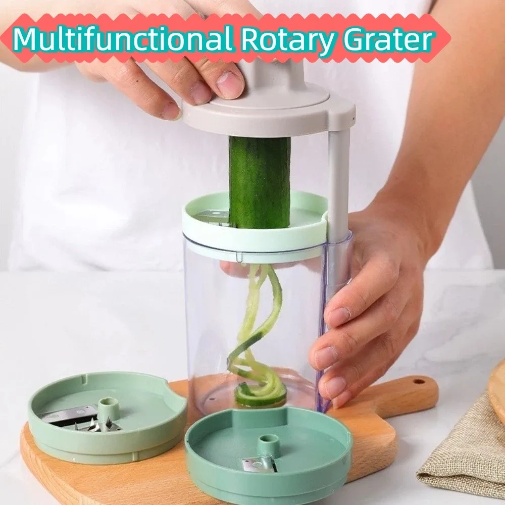 Creative Efficient Multifunctional Rotary Grater Stainless Steel Blades Rust-proof Fruit Grater Plastic Carrot Grater Cooking
Creative Efficient Multifunctional Rotary Grater Stainless Steel Blades Rust-proof Fruit Grater Plastic Carrot Grater Cooking