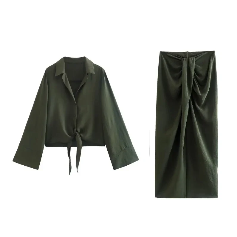 Summer Women Fashion Front Knot With Pleats Linen Midi Skirt Vintage High Waist Back Zipper Female Skirts Mujer
Summer Women Fashion Front Knot With Pleats Linen Midi Skirt Vintage High Waist Back Zipper Female Skirts Mujer