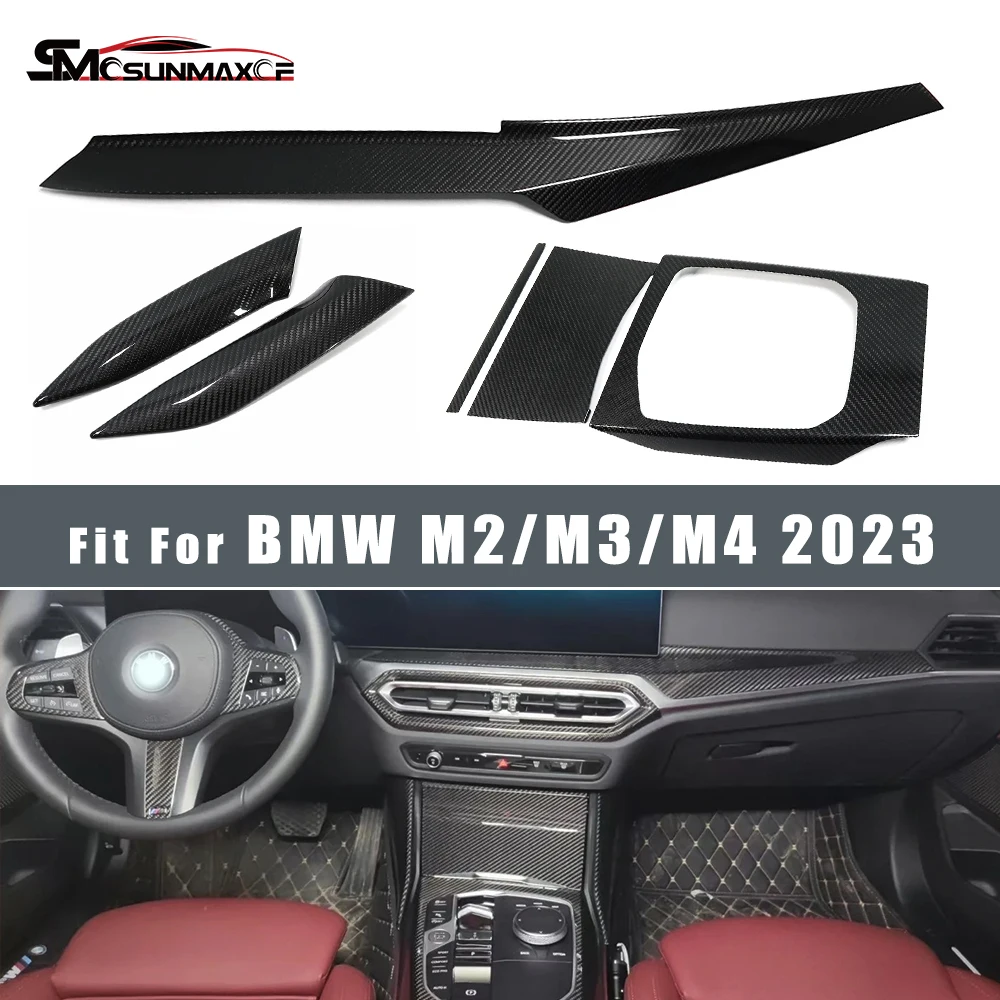 Для BMW M2 G87 M3 G80 M4 G82 Facelift 2022-2024 салон автомобиля из настоящего углеродного волокна, крышка приборной панели, отделка панели центральной консоли
Для BMW M2 G87 M3 G80 M4 G82 Facelift 2022-2024 салон автомобиля из настоящего углеродного волокна, крышка приборной панели, отделка панели центральной консоли