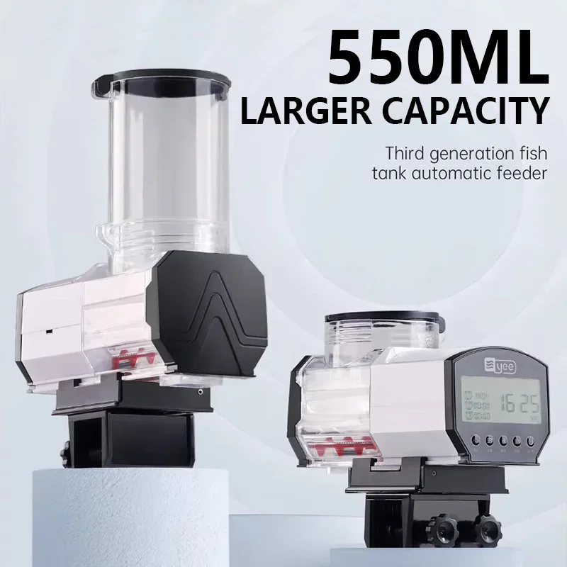 550ML Large Capacity Fish Tank Feeder Intelligent Timing Aquarium Feeder Automatic Fish Tank Feeder Aquarium 2000mAh Battery
550ML Large Capacity Fish Tank Feeder Intelligent Timing Aquarium Feeder Automatic Fish Tank Feeder Aquarium 2000mAh Battery