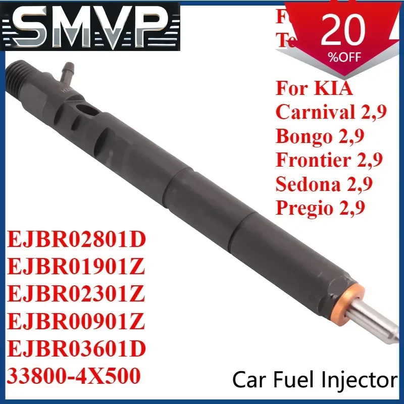 Suitable 33800-4X500 EJBR02301Z EJBR01901Z EJBR02801D EJBR00901Z EJBR03601D New Diesel Fuel Injector Nozzle for Hyundai KIA
Suitable 33800-4X500 EJBR02301Z EJBR01901Z EJBR02801D EJBR00901Z EJBR03601D New Diesel Fuel Injector Nozzle for Hyundai KIA