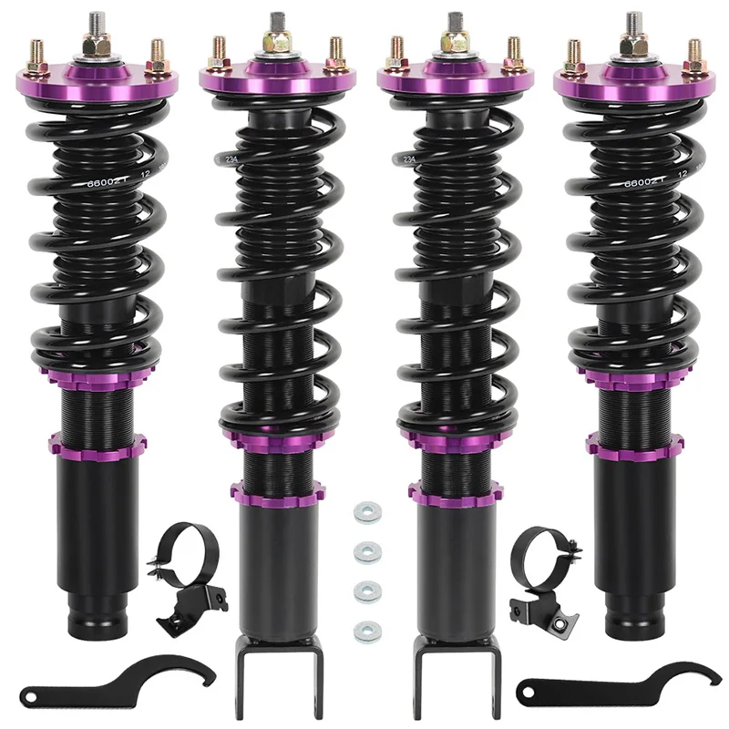 Coilover Shock Absorber for Honda Civic EK 1996-2000, Purple, Automotive Suspension System
Coilover Shock Absorber for Honda Civic EK 1996-2000, Purple, Automotive Suspension System