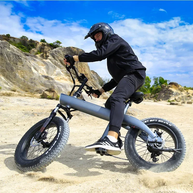 Bicicleta Eléctrica 750W Motor 48V13AH Battery Variable Speed Shock Absorption Folding E Bike 20*4.0 Inch Fat Tire Electric Bike
Bicicleta Eléctrica 750W Motor 48V13AH Battery Variable Speed Shock Absorption Folding E Bike 20*4.0 Inch Fat Tire Electric Bike