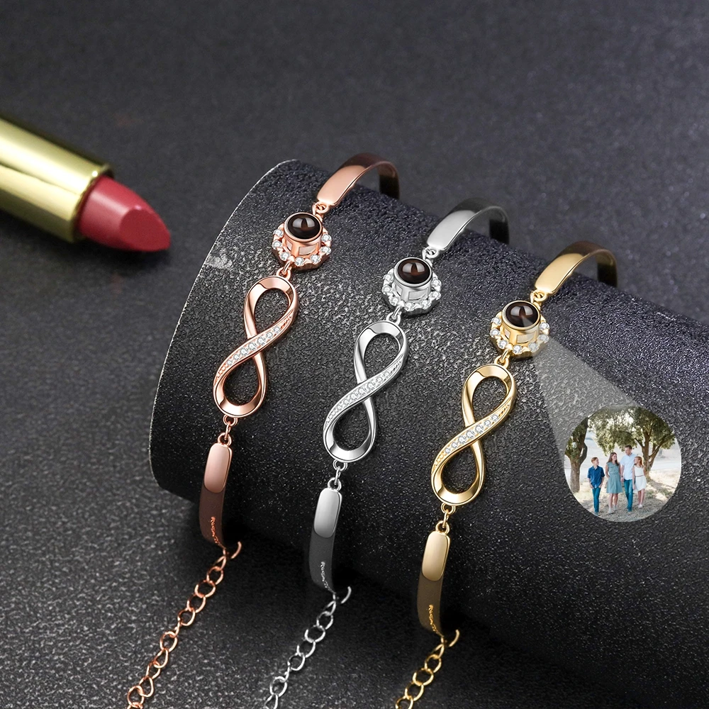 Новые индивидуальные браслеты для женщин, браслет для фотопроекции, персонализированный медный материал, браслеты для пар, подарок на день рождения
Новые индивидуальные браслеты для женщин, браслет для фотопроекции, персонализированный медный материал, браслеты для пар, подарок на день рождения