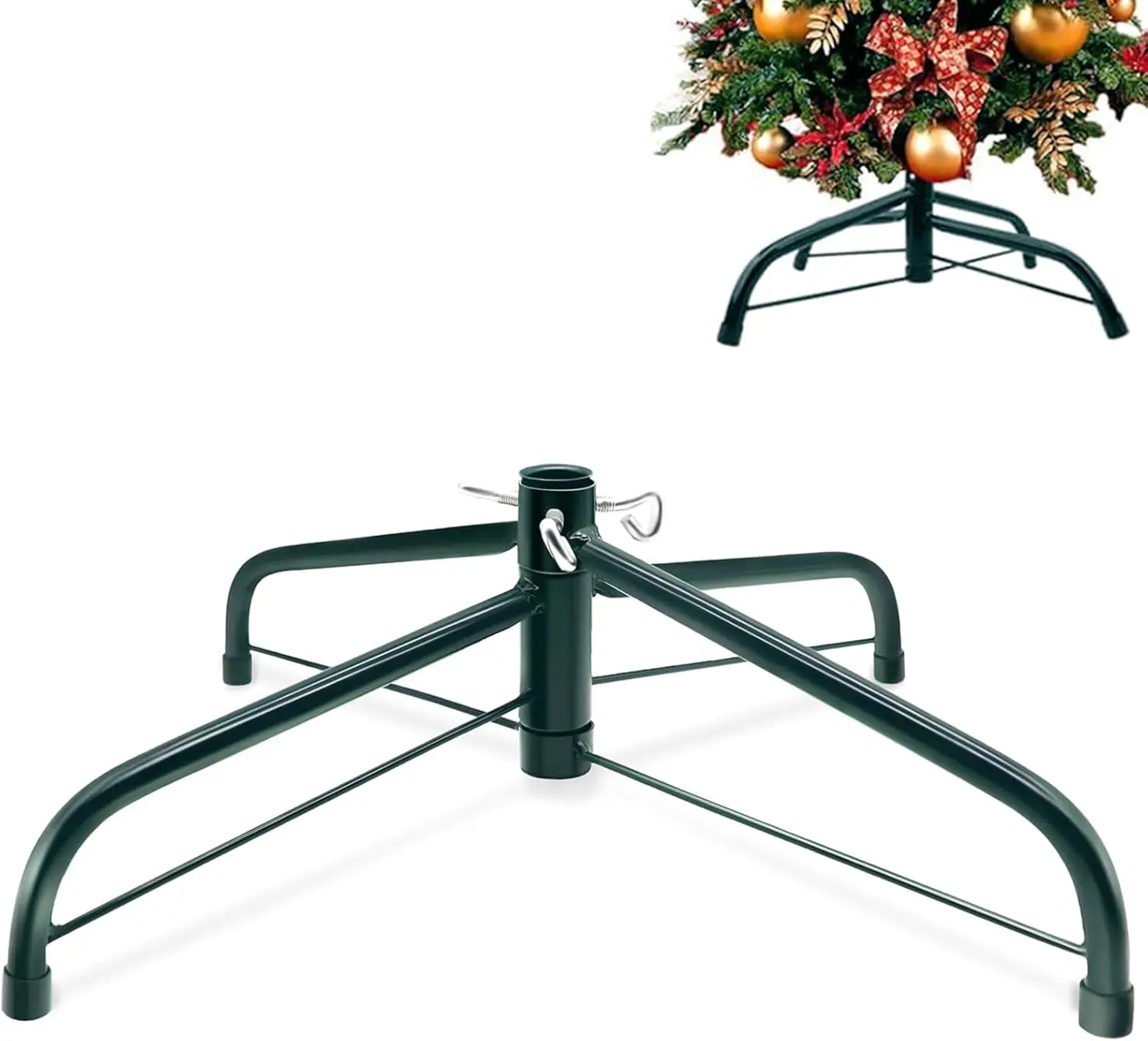 Replacement Christmas Tree Stand, Folding for 3-6 Ft Artificial Trees, Fits 0.5-1.25 Inch Poles
Replacement Christmas Tree Stand, Folding for 3-6 Ft Artificial Trees, Fits 0.5-1.25 Inch Poles