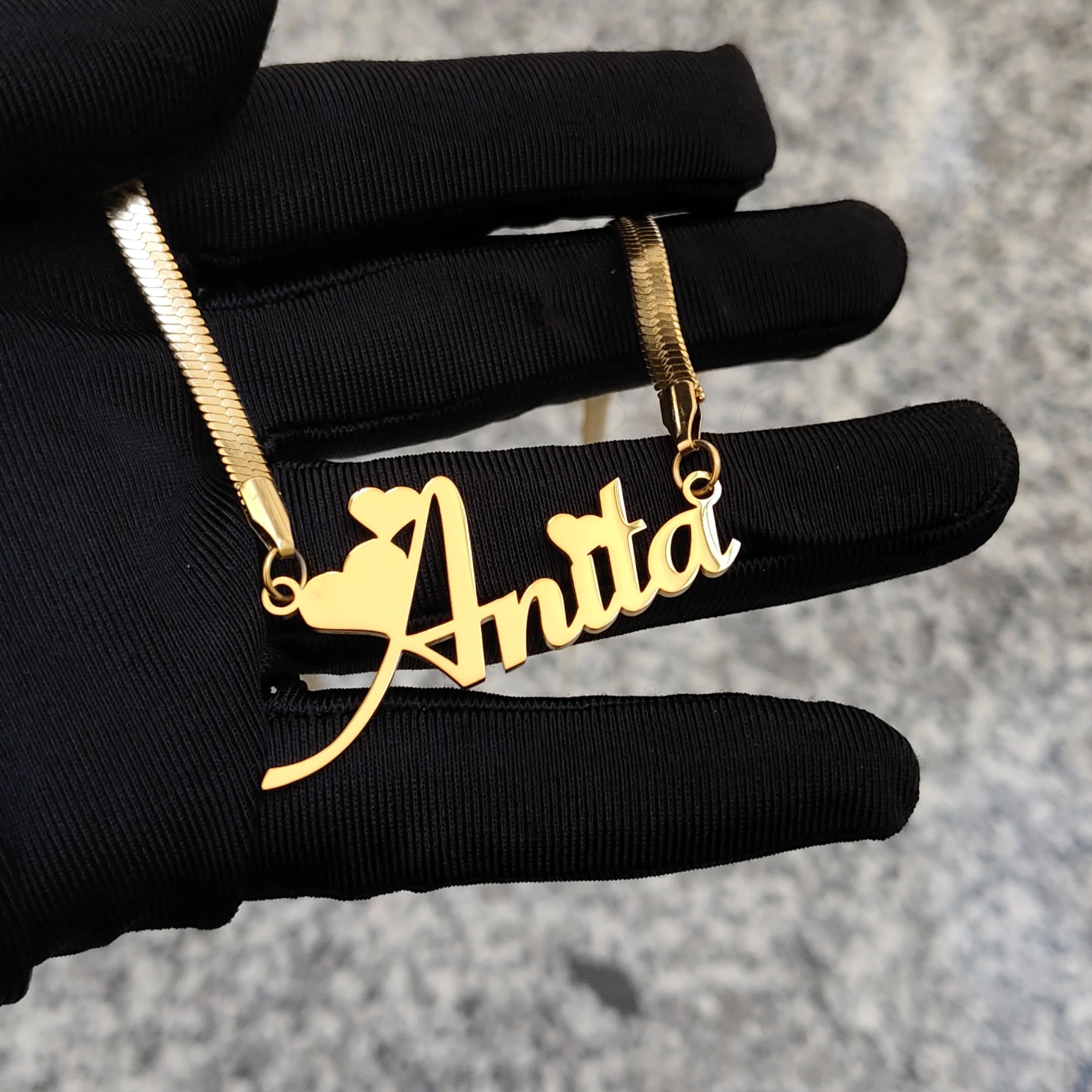 DHQH Изысканное индивидуальное ожерелье с именем, персонализированная подвеска-цепочка со змеей и буквами/ожерелье на Рождество/день рождения/подарок на День святого Валентина
DHQH Изысканное индивидуальное ожерелье с именем, персонализированная подвеска-цепочка со змеей и буквами/ожерелье на Рождество/день рождения/подарок на День святого Валентина