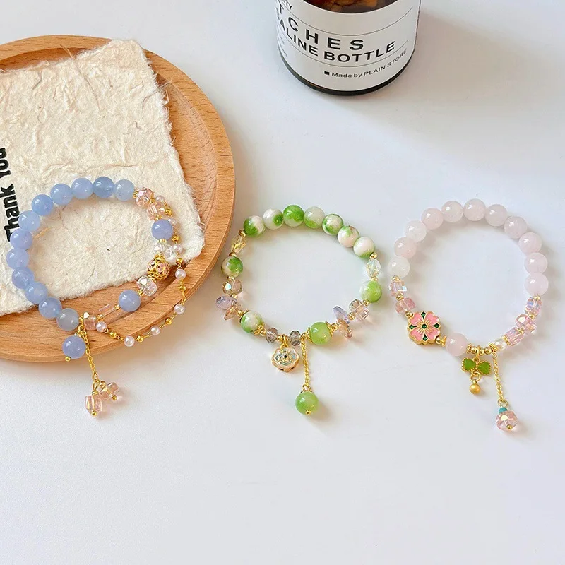 Super fairy sweet little fresh Qingti milk cover bracelet girls ins niche Ruyi lock bracelet gift
Super fairy sweet little fresh Qingti milk cover bracelet girls ins niche Ruyi lock bracelet gift