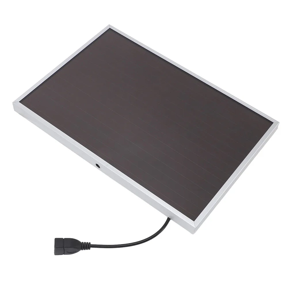 High Efficiency Solar Charger Waterproof Charger Waterproof Panel Black Silver Portable Charger Standard USB Compatibility
High Efficiency Solar Charger Waterproof Charger Waterproof Panel Black Silver Portable Charger Standard USB Compatibility