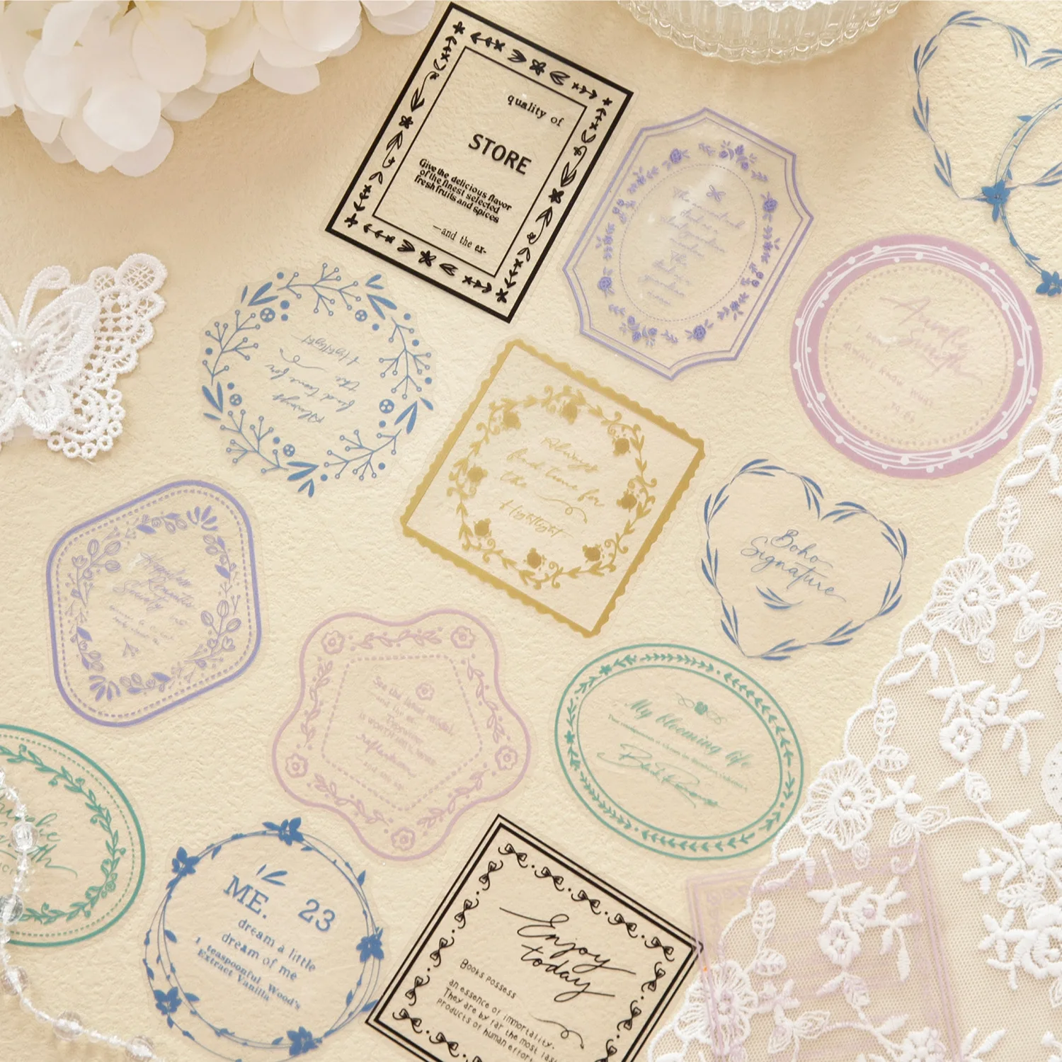 20 pcs Vintage Plant & Text Themed Stickers, DIY Handmade Album Scrapbooking Decorative Paper Supplies
20 pcs Vintage Plant & Text Themed Stickers, DIY Handmade Album Scrapbooking Decorative Paper Supplies
