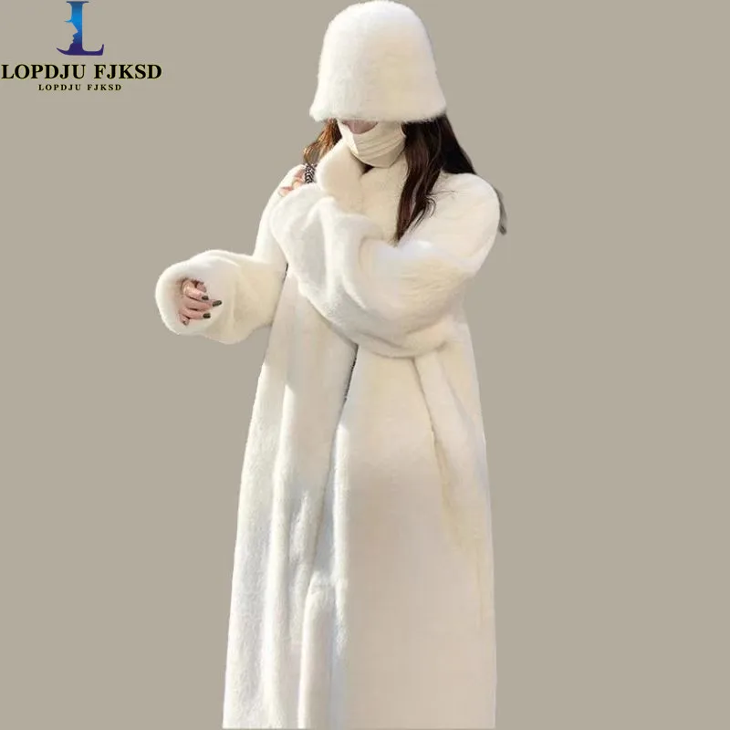 Faux Mink Fur Coat for Women,Single Breasted Long Jacket, Thick Warm Clothes,O-Neck, Autumn and Winter, 2024
Faux Mink Fur Coat for Women,Single Breasted Long Jacket, Thick Warm Clothes,O-Neck, Autumn and Winter, 2024