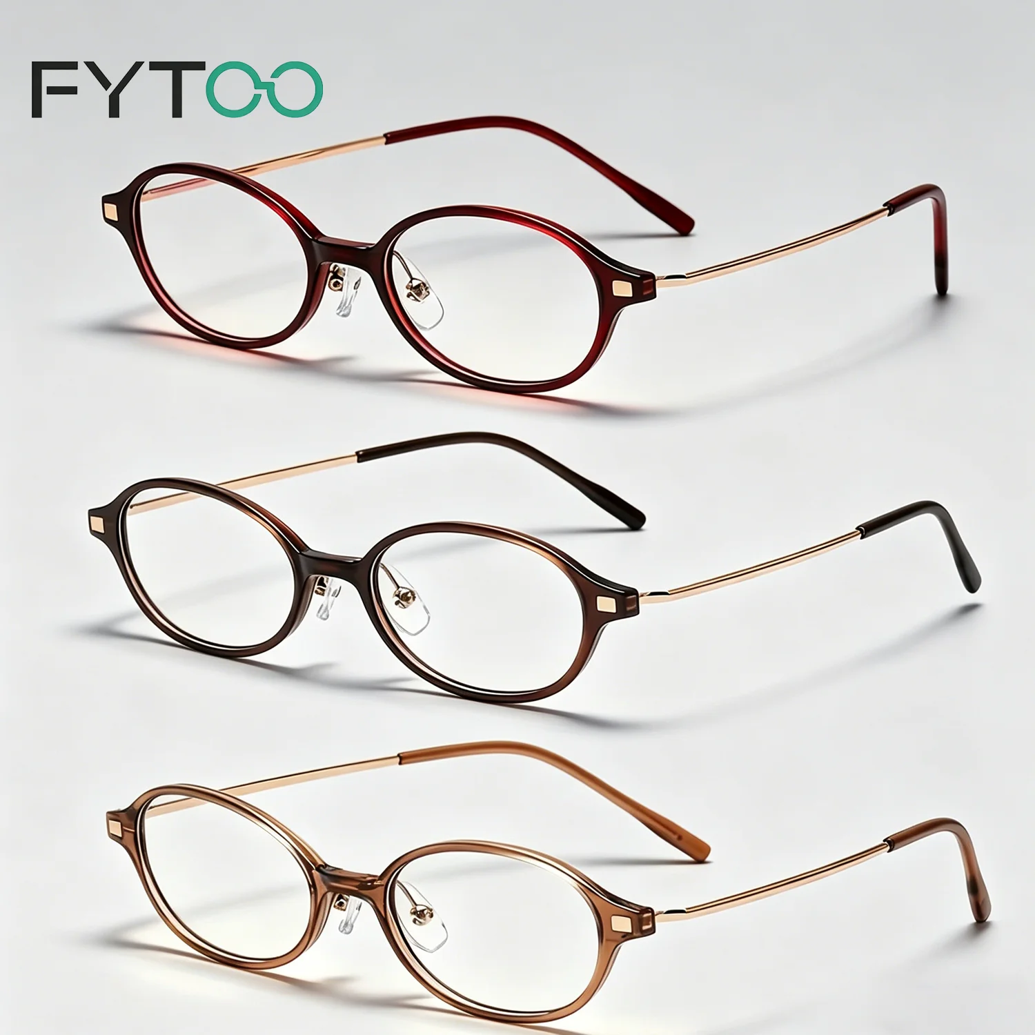 FYTOO Oval TR90 Eyeglass Frames – Durable Lightweight Women's & Men's Glasses Frames | Flexible Fashion Eyewear 30300
FYTOO Oval TR90 Eyeglass Frames – Durable Lightweight Women's & Men's Glasses Frames | Flexible Fashion Eyewear 30300