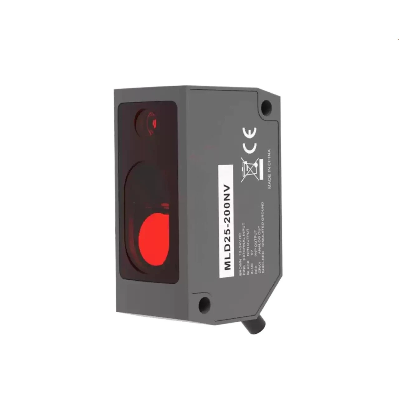 MLD25-200NV Displacement Sensor AKUSENSE Type, High Speed Distance Transducer for Wood Door Cabinet Lock Hole Drilling Machine
MLD25-200NV Displacement Sensor AKUSENSE Type, High Speed Distance Transducer for Wood Door Cabinet Lock Hole Drilling Machine