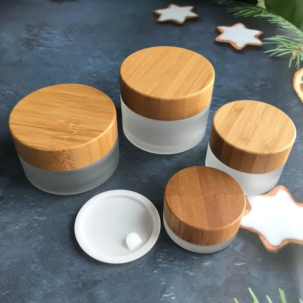 cosmetic jars for cream clear frosted glass cream jars empty cosmetic containers bamboo jars wholesale quality face cream jar
cosmetic jars for cream clear frosted glass cream jars empty cosmetic containers bamboo jars wholesale quality face cream jar