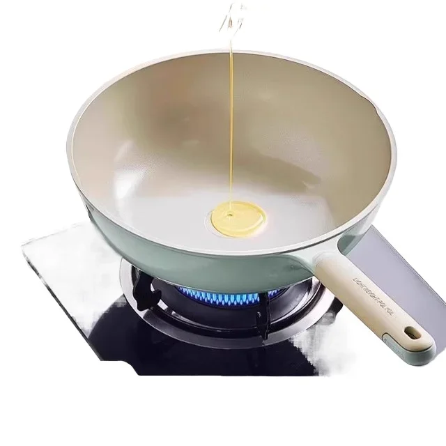 Ceramic uncoated non-stick pan frying pan
Ceramic uncoated non-stick pan frying pan